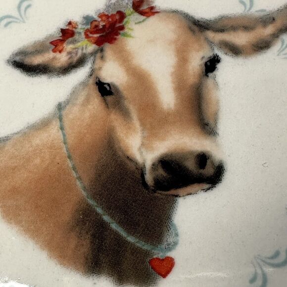 Pioneer Woman Stoneware Coasters Set of 4, Pig/Cowboy Hat/Cow/Boots Country/Farm - Picture 6 of 12